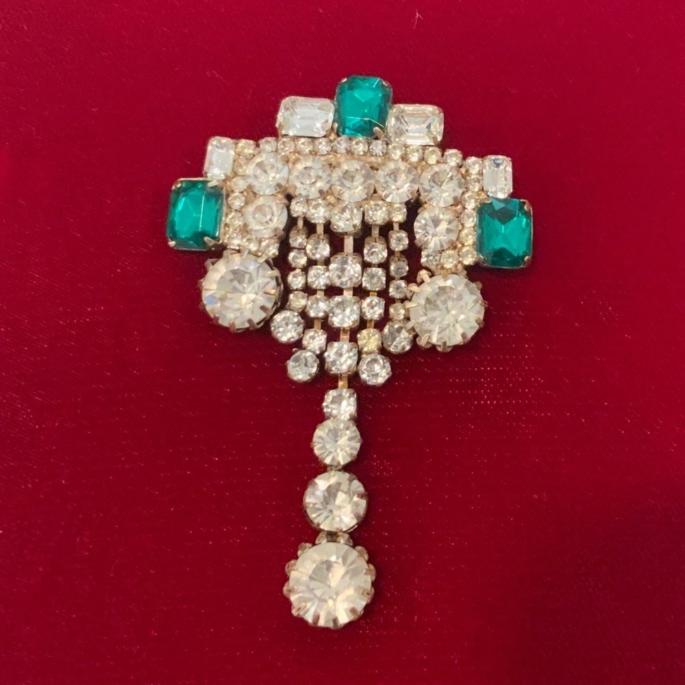 Vintage Rhinestone Brooch - Picture 5 of 6
